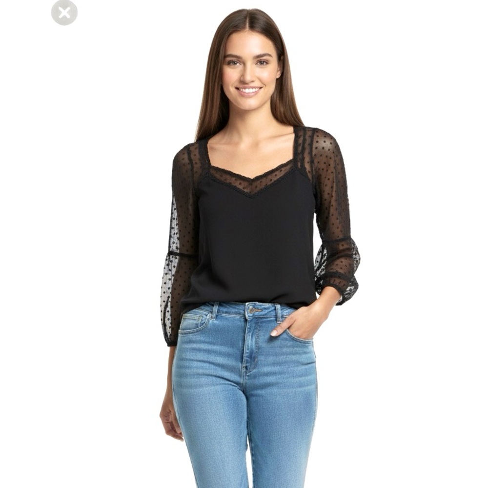 Women’s Sheer Lace H&M Top